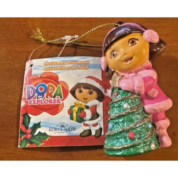 Nickelodeon Dora The Explorer Christmas Ornament 2013 Kurt S Adler NWT Holiday - Picture 7 of 7